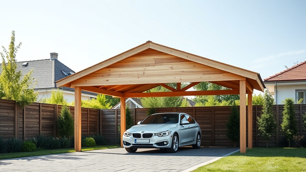 Gartenhaus GmbH Carport Classic: Vor- und Nachteile des Satteldachs