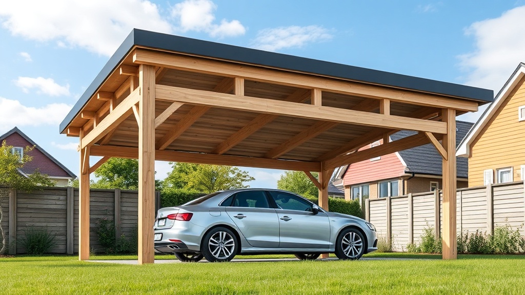 Gartenhaus GmbH Carport Classic: Die optimale Höhe für Ihren Carport
