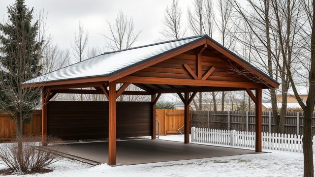 Karibu Carport Kambala: Schneelast richtig berechnen