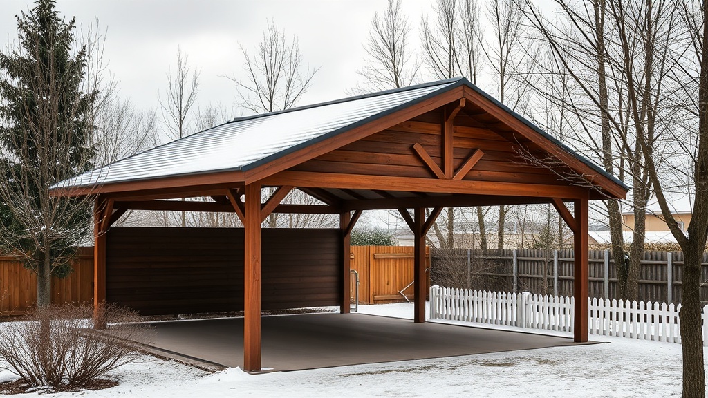 Karibu Carport Kambala: Schneelast richtig berechnen