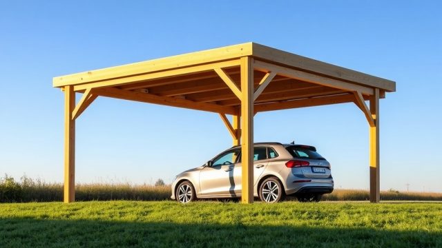 Karibu Carport Kambala: Holzqualität und Haltbarkeit