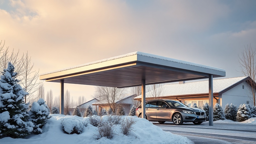 Vitavia Carport Vitus: Schneelast richtig berechnen – Dachneigung & Regionen