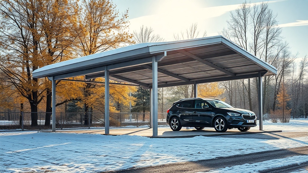 Vitavia Carport Vitus: Schneelast richtig berechnen