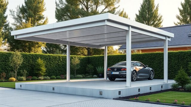 Vitavia Carport Vitus: Verankerung und Fundament