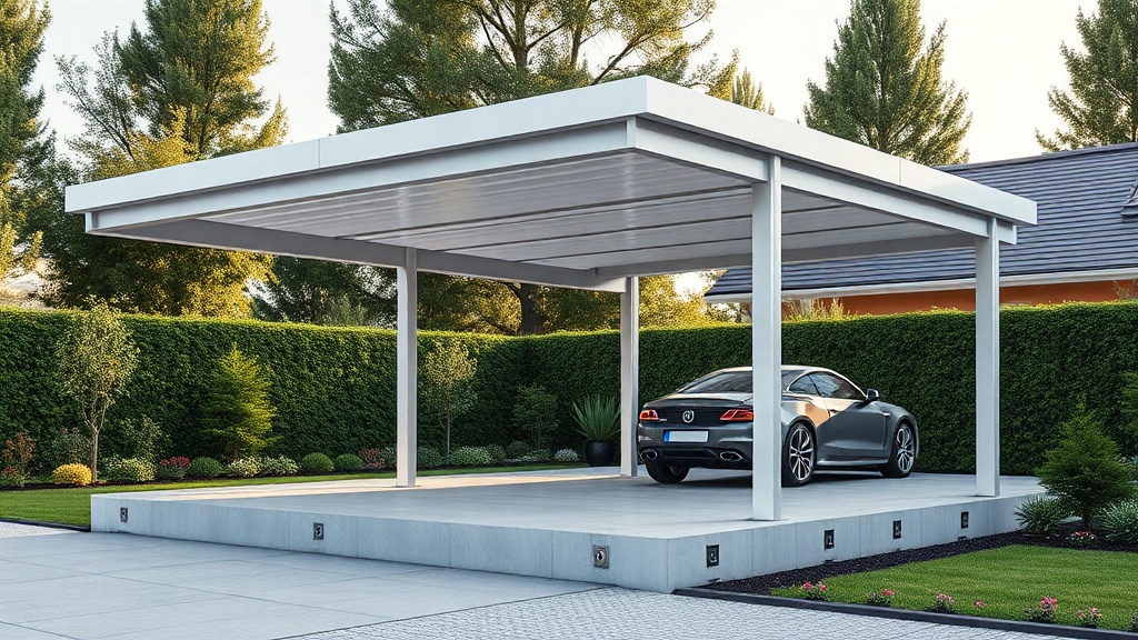 Vitavia Carport Vitus: Verankerung und Fundament